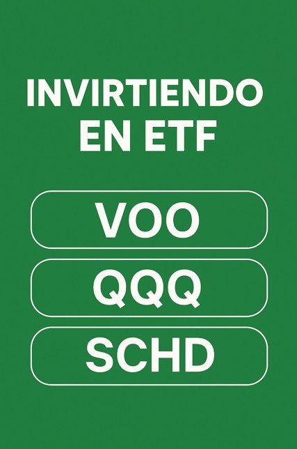 qué son los ETF – ejemplos VOO, QQQ y SCHD